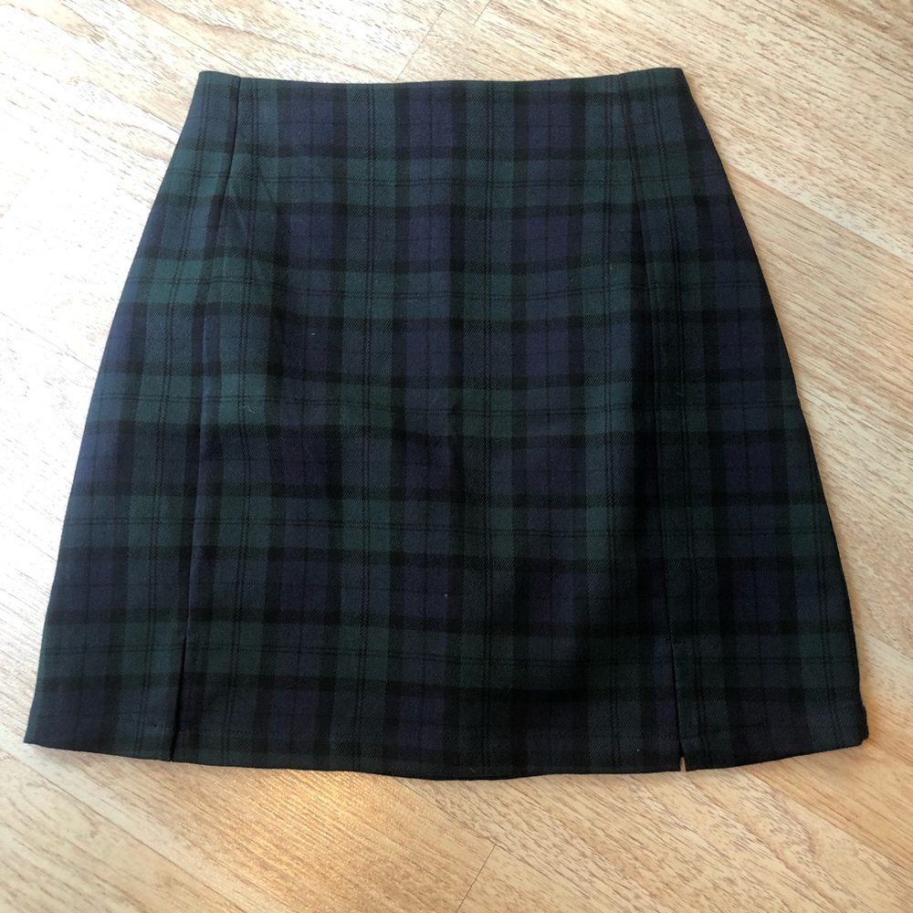 Brandy Melville Small Plaid Skirt